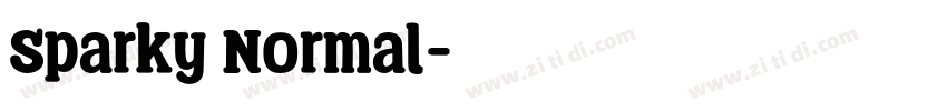 Sparky Normal字体转换